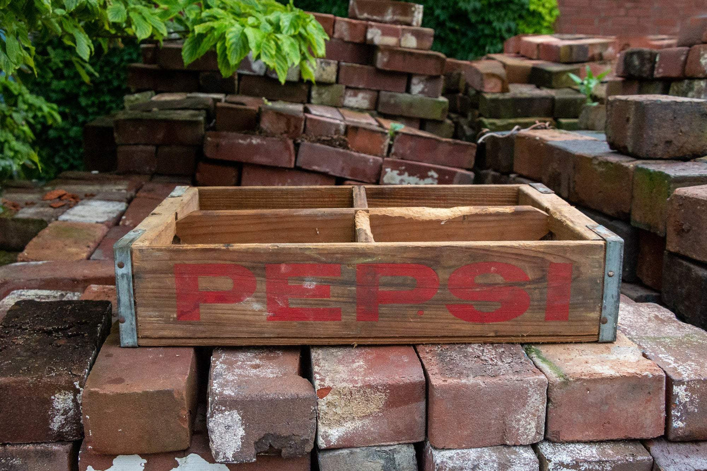 Pepsi Cola Soda Crate Vintage Wood Pop Box - Eagle's Eye Finds