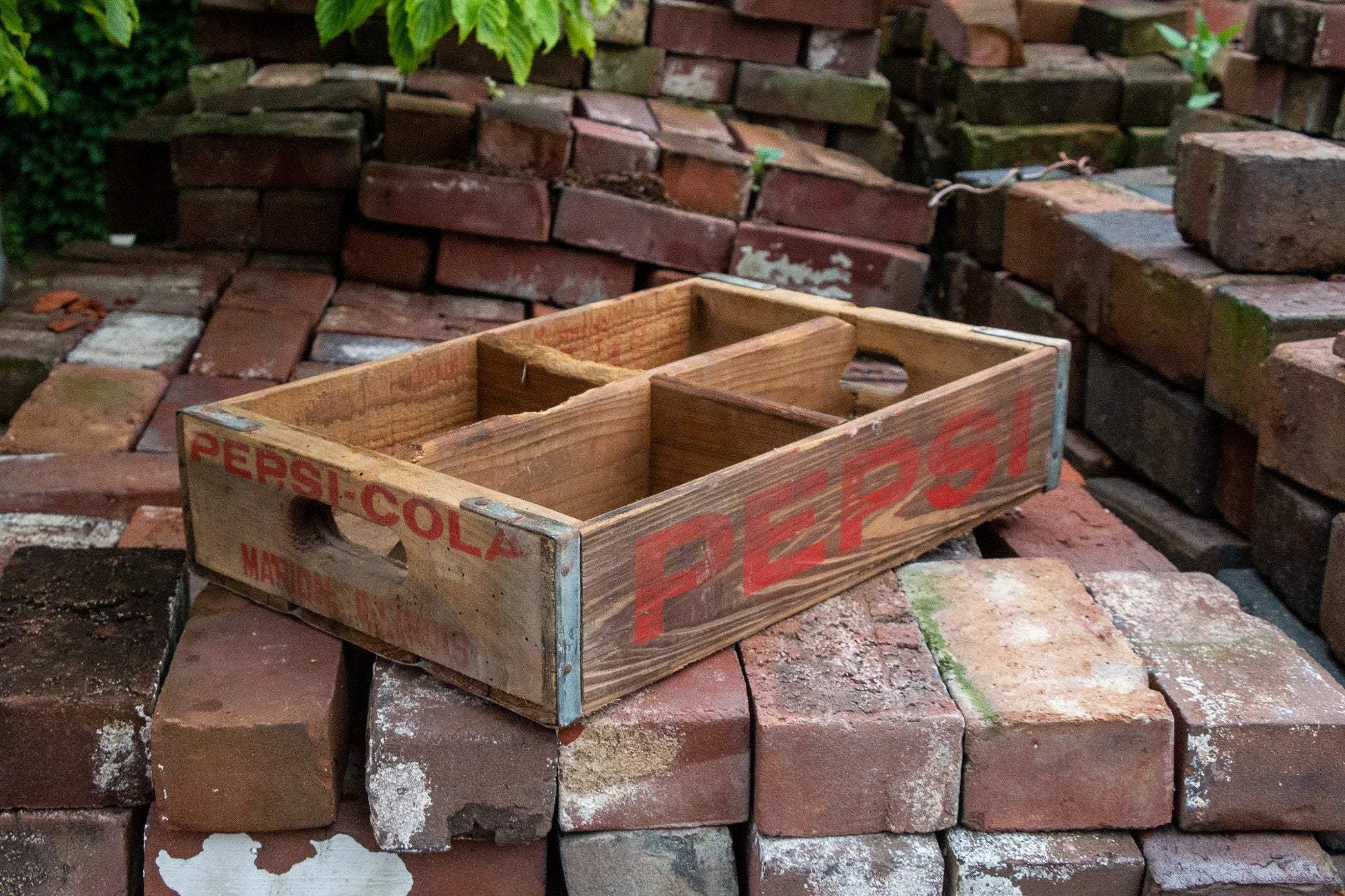 Pepsi Cola Soda Crate Vintage Wood Pop Box - Eagle's Eye Finds