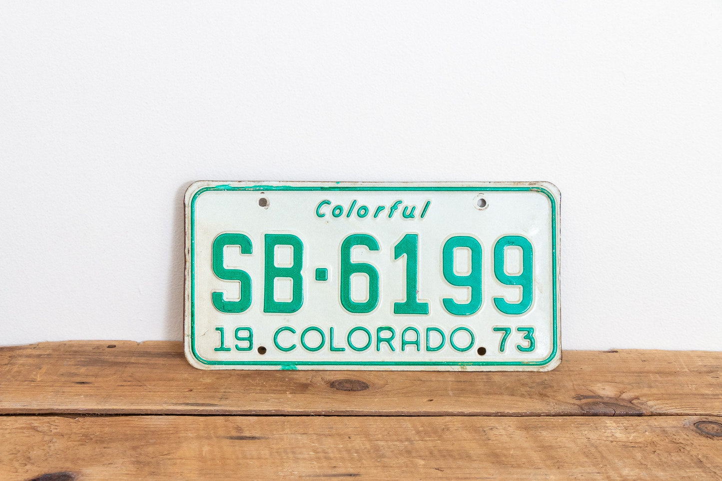 Colorado 1973 License Plate Vintage Wall Hanging Decor - Eagle's Eye Finds
