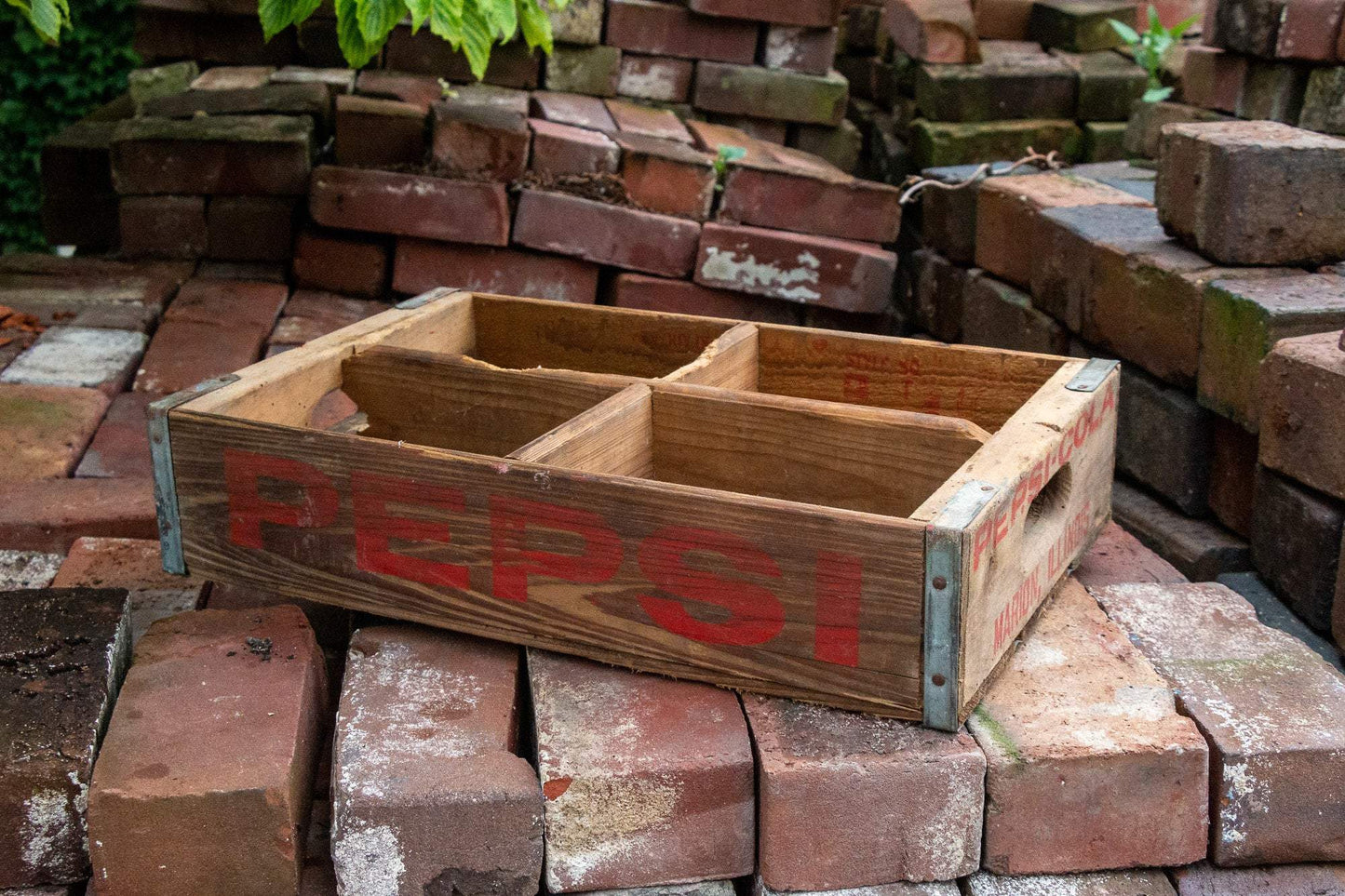 Pepsi Cola Soda Crate Vintage Wood Pop Box - Eagle's Eye Finds