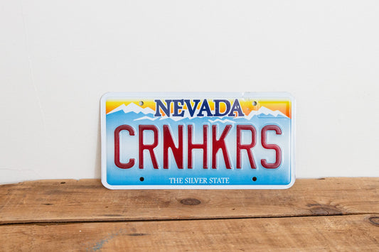 Nebraska Cornhuskers Nevada Auto Tag Wall Hanging Decor or Supply Big Ten - Eagle's Eye Finds