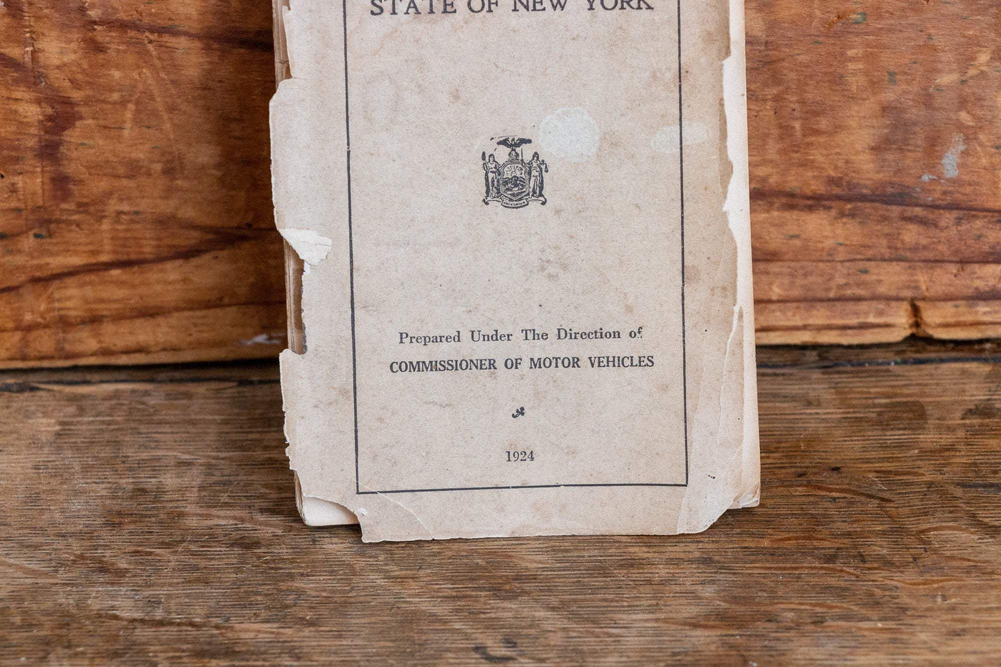 1924 New York Motor Vehicle Law Booklet Vintage Car Automobile Ephemera - Eagle's Eye Finds