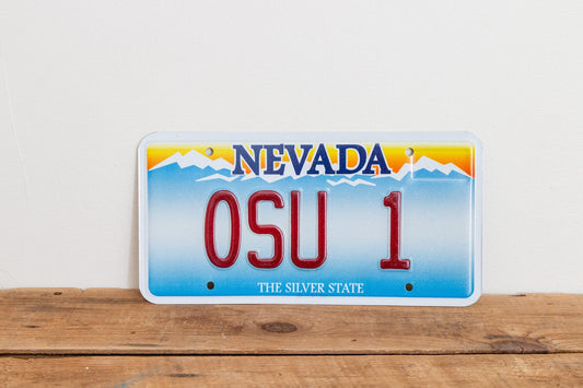 Ohio State University License Plate Nevada Auto Tag Wall Hanging Decor or Supply OSU 1 - Eagle's Eye Finds