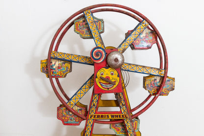 Hercules Ferris Wheel Toy Vintage Chein Tin Litho Windup - Eagle's Eye Finds