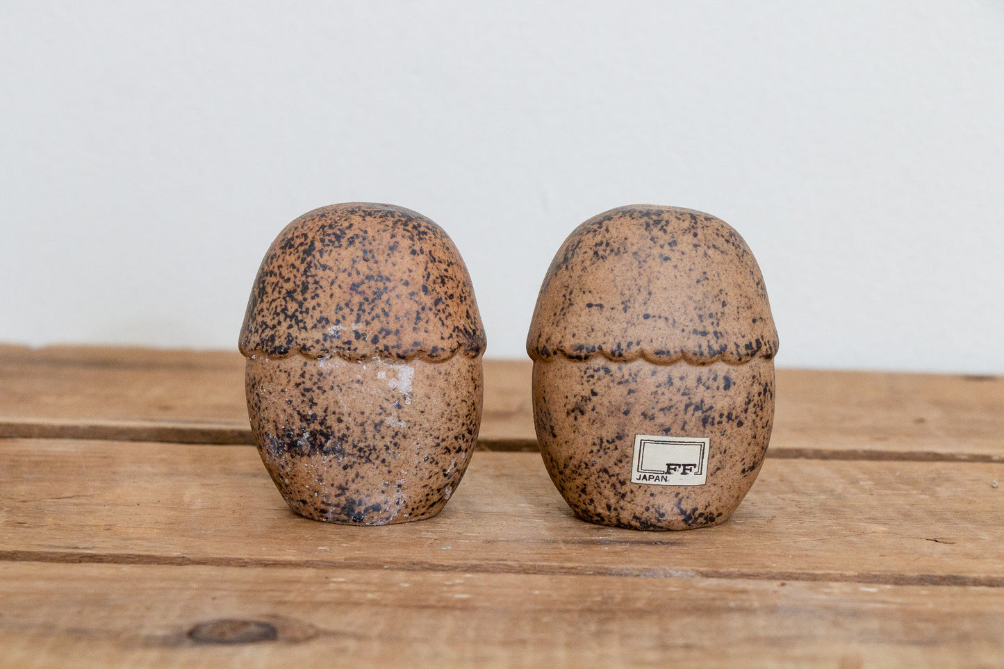 Fitz and Floyd Owl Shakers Vintage Japan Ceramic Stoneware Salt Pepper - Eagle's Eye Finds