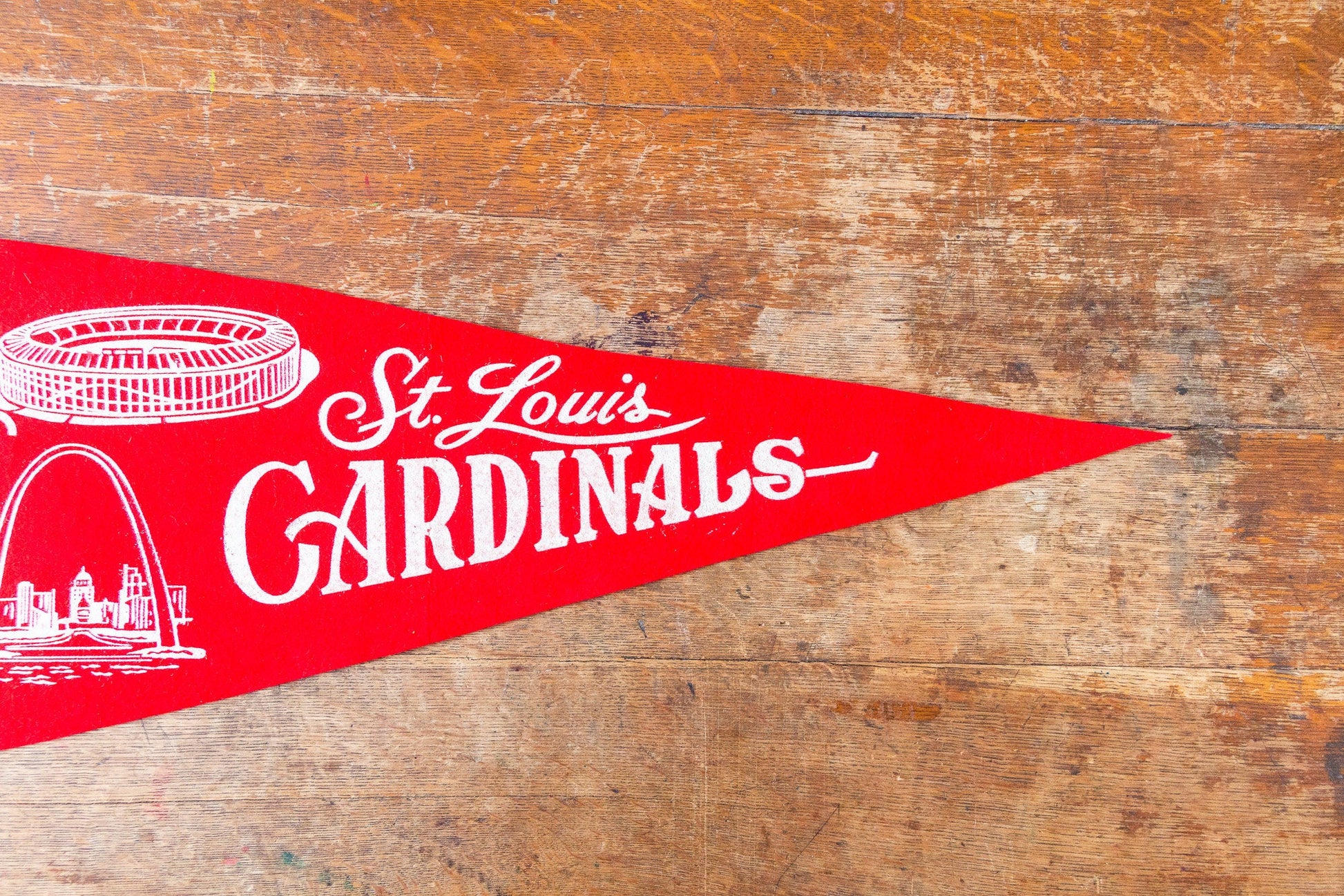 St. Louis Cardinals Felt Pennant Vintage Baseball Sports Decor - Eagle's Eye Finds