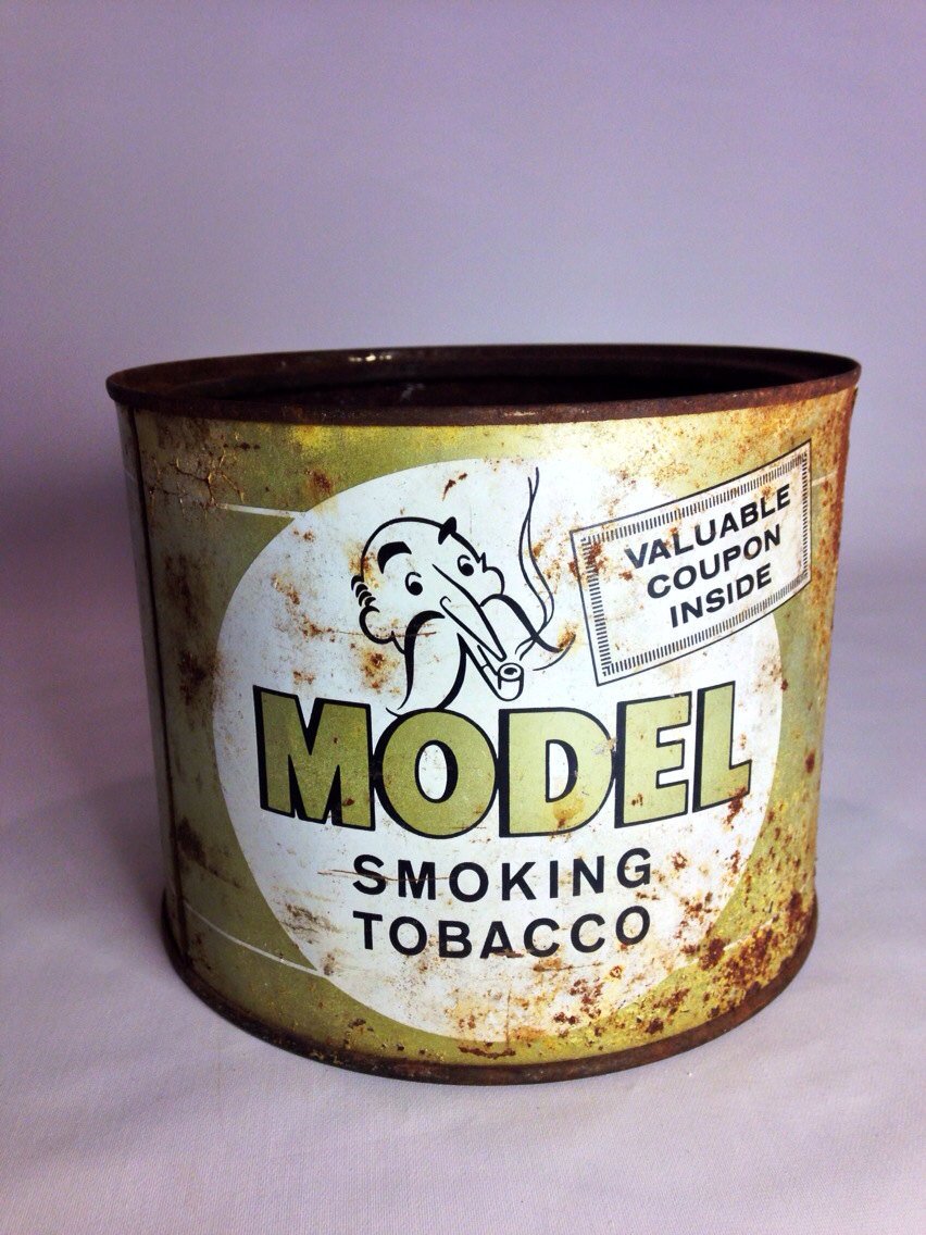 Model Tobacco Tin Vintage Smoking Tobacco Advertising Limited Edition - Eagle's Eye Finds