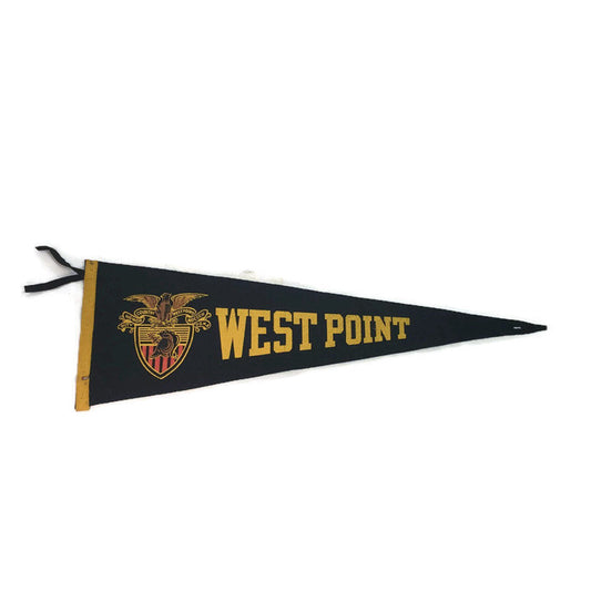 West Point US Military Academy Army Felt Pennant Vintage Wall Decor - Eagle's Eye Finds